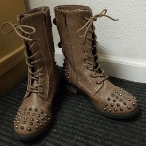 EUC Spiked Moto Boots